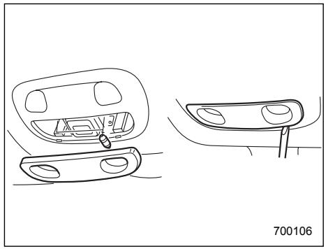 SUBARU IMPREZA - Dome light, map light and cargo area light - 2