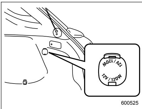 SUBARU IMPREZA - Accessory power outlet (if equipped) - 1