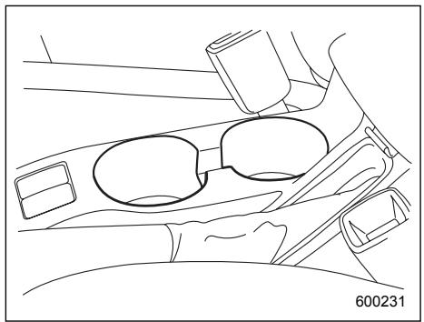 SUBARU IMPREZA - ■ Front passenger's cup holder - 1