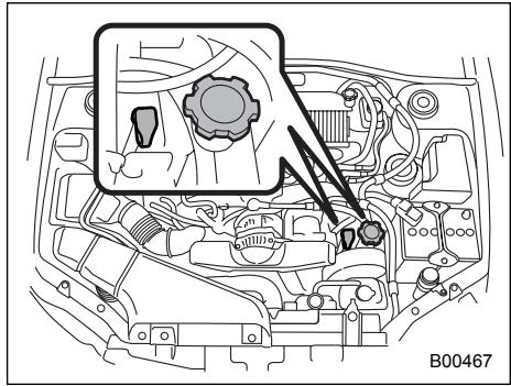 SUBARU IMPREZA - Checking the oil level - 1