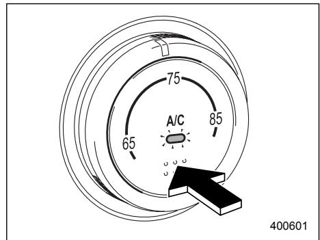 SUBARU IMPREZA - Air conditioner button - 1
