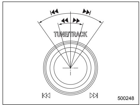 SUBARU IMPREZA - ▼ Selecting a desired track (TRACK) - 1