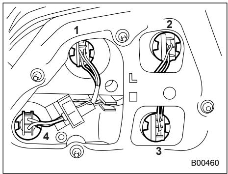 SUBARU IMPREZA - Rear combination lights - 2