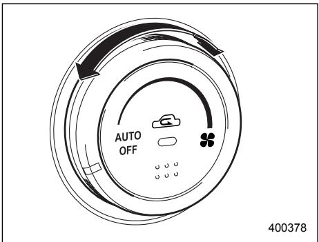 SUBARU IMPREZA - Fan speed control dial - 1
