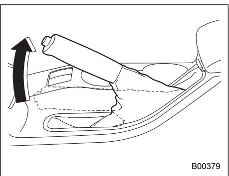 SUBARU IMPREZA - Parking brake stroke - 1