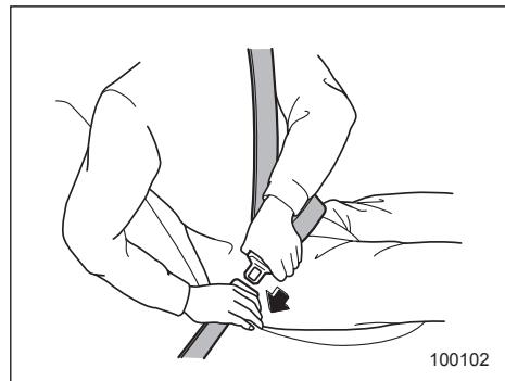 SUBARU IMPREZA - Rear seatbelts (except rear center seatbelt on Wagon) - 1
