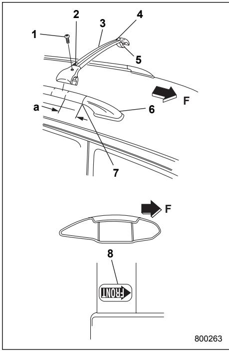 SUBARU IMPREZA - Front crossbar: - 1