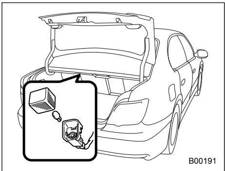 SUBARU IMPREZA - Trunk light - 1
