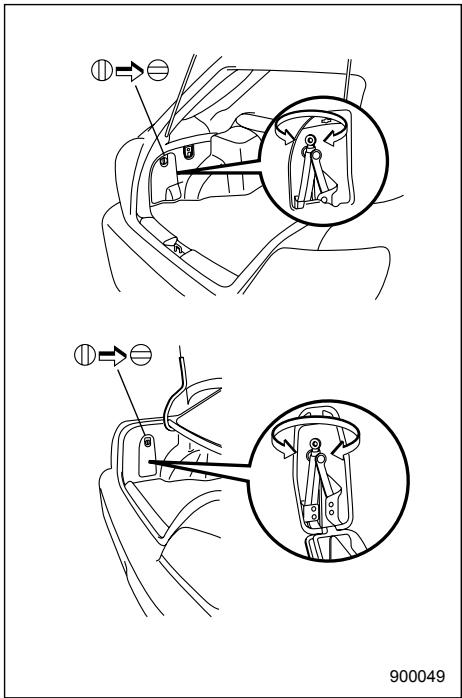 SUBARU IMPREZA - Jack and jack handle - 1