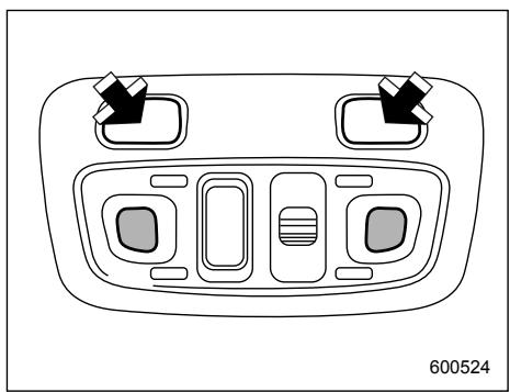 SUBARU IMPREZA - Map light (if equipped) - 1