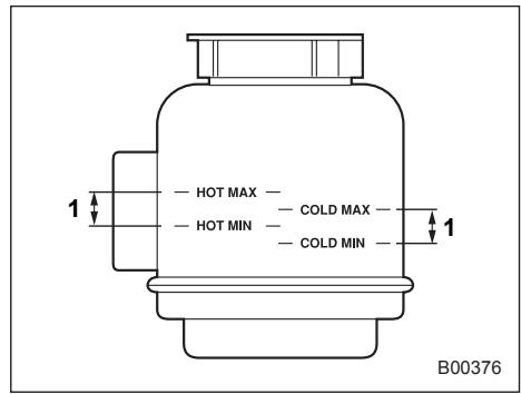 SUBARU IMPREZA - Checking the fluid level - 2
