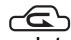 SUBARU IMPREZA - Air inlet selection lever - 1