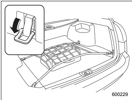 SUBARU IMPREZA - Cargo tie-down hooks (Wagon - if equipped) - 1