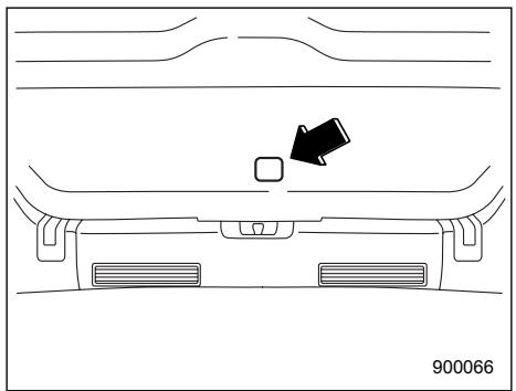 SUBARU IMPREZA - Rear gate – if the rear gate cannot be unlocked - 1
