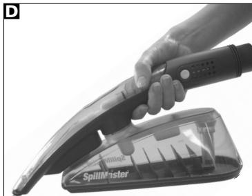 MORPHY RICHARDS SPILLMASTER - USING THE SPILLMASTER - 1