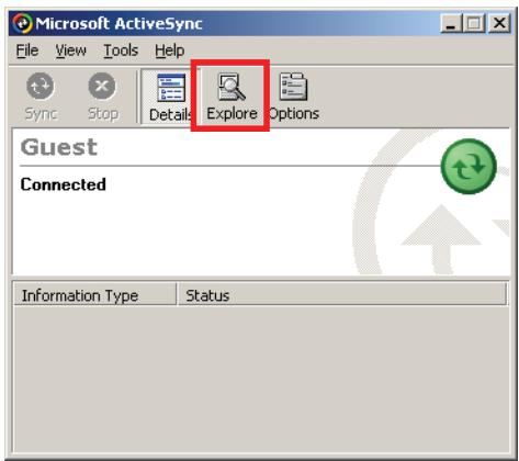 AIRIS T920A - Using ActiveSync - 1
