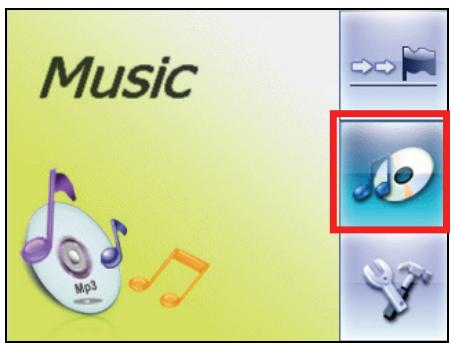 AIRIS T920B - Starting and Exiting the MP3 Player - 1