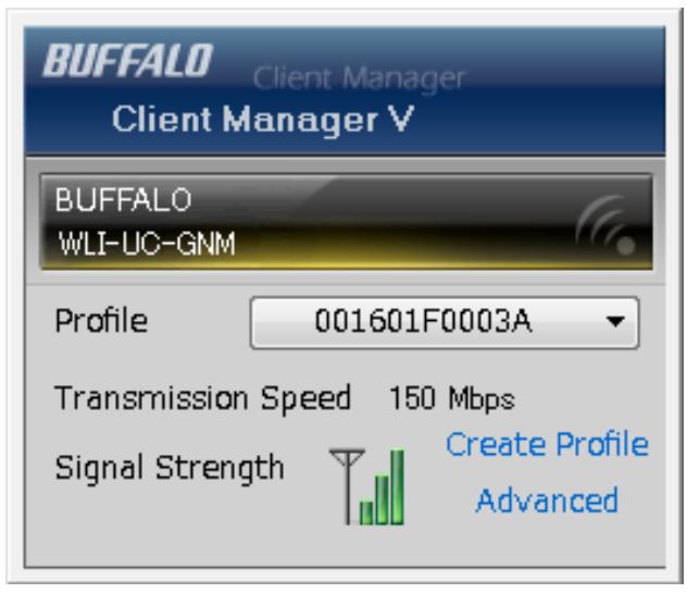 BUFFALO WIRELESS N150 COMPACT USB 2.0 ADAPTER - Main Screen - 1