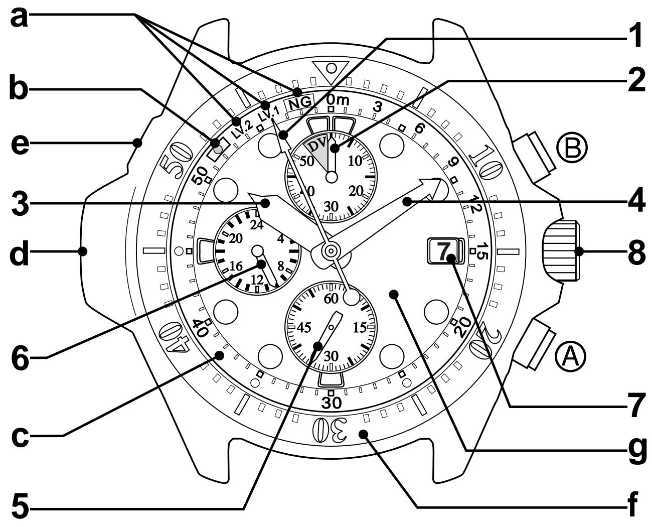 CITIZEN WATCH B74 - 1