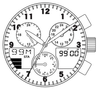 CITIZEN WATCH C65 - Using the Timer - 1