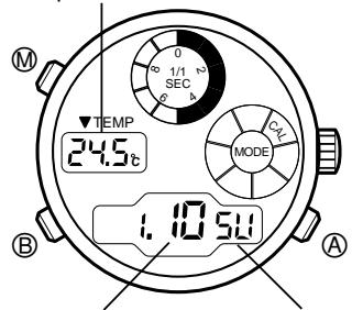 CITIZEN WATCH C70 - [Normal calendar display] - 1