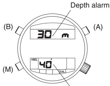 CITIZEN WATCH C900 - Setting the Depth Alarm and Dive Time Alarm - 1