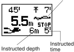 CITIZEN WATCH D70 - Reading the Decompression Stop Graph - 1
