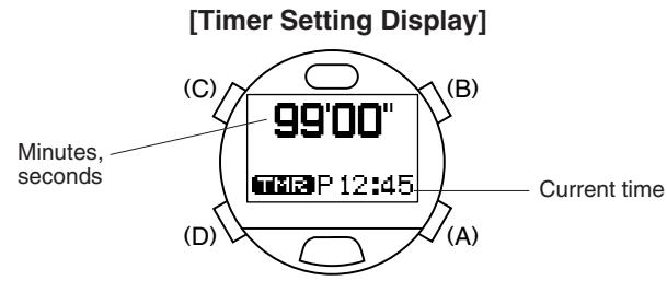 CITIZEN WATCH D70 - Timer Mode - 1