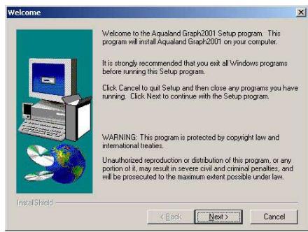 CITIZEN WATCH D70 - Installing AQUALAND GRAPH 2001 (accessory software) - 1