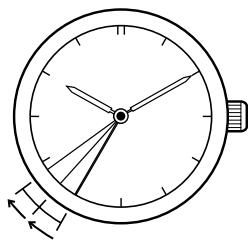 CITIZEN WATCH E168 - [If the watch warns that the energy is running short] - 1