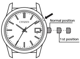 CITIZEN WATCH E76 - When the date has shifted out of the calendar window - 1