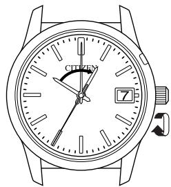 CITIZEN WATCH E76 - [Correcting the Time Difference] - 2