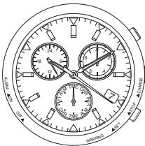 CITIZEN WATCH E81 - [Time Setting Warning Display] - 2