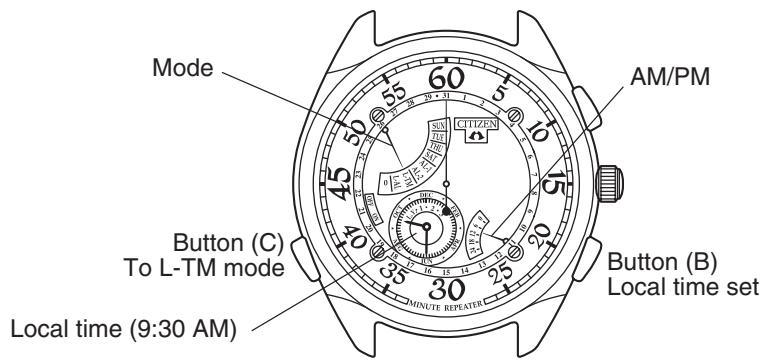CITIZEN WATCH 6765 - Cancelling the alarm setting - 1