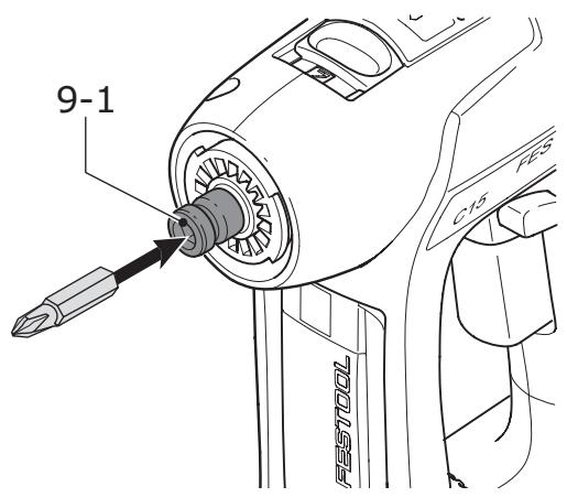 FESTOOL C 15 LI - Tool holder in the drill spindle - 1