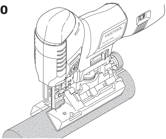 FESTOOL PSB 400 EBQ - Setting the angle - 4