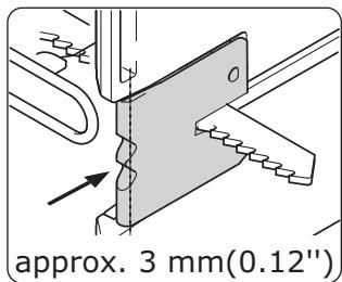 FESTOOL PSB 400 EBQ - Inserting splinterguard - 3