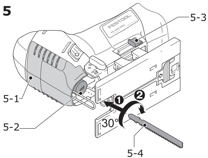 FESTOOL PSB 400 EBQ - Risk of injury, electric shock - 1