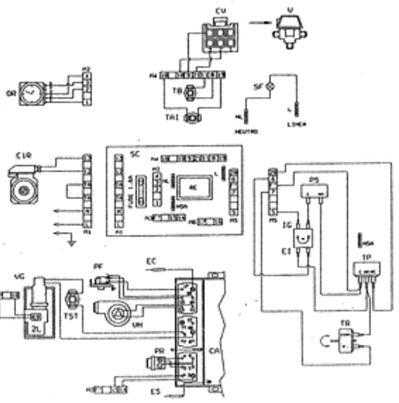 ASTON THERMICA CMB 20B TOP INOX - SCHEMA DE MONTAGE DU MODELE CMB 20B - TOP INOX - 6
