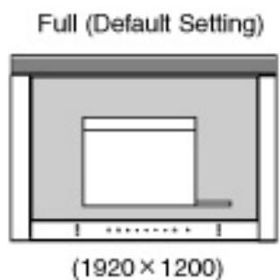EIZO COLOREDGE CG221 - 4-2. Displaying a Low Resolution - 1