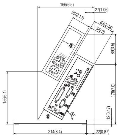 EIZO ECLIENT SC1 - Dimensions - 3