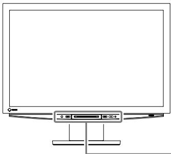 EIZO FLEXSCAN HD2441W - 使用操作开关 - 1