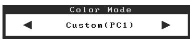 EIZO FLEXSCAN HD2441W - Menyn Färginställning - 1