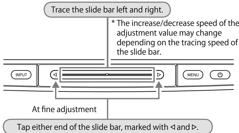 EIZO FLEXSCAN HD2441W - Selecting a menu item Setting and Adjusting - 1