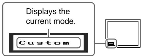 EIZO FLEXSCAN M1700 - Selecting Display Mode - 1