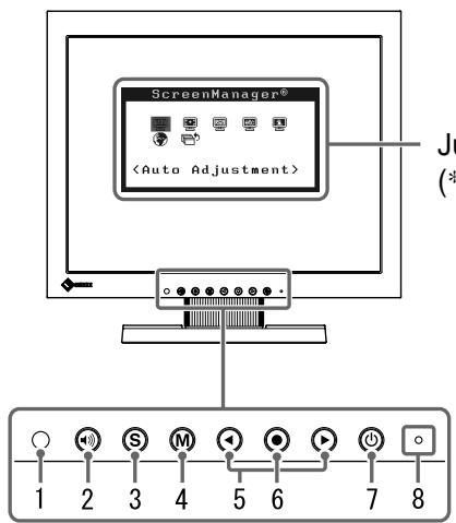 EIZO FLEXSCAN S1501 - Reglage och funktioner - 1