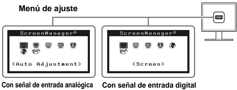 EIZO FLEXSCAN S1501 - Ejecución de la configuración/ajustes avanzados - 1