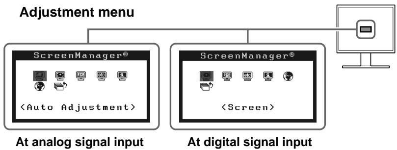 EIZO FLEXSCAN S1501 - Performing Advanced Settings/Adjustments - 1