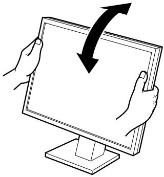 EIZO FLEXSCAN S1721 - Justera skärmhöjd och vinkel - 2