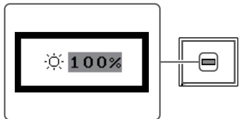 EIZO FLEXSCAN S2100 - Manuelles Einstellen der Helligkeit - 1